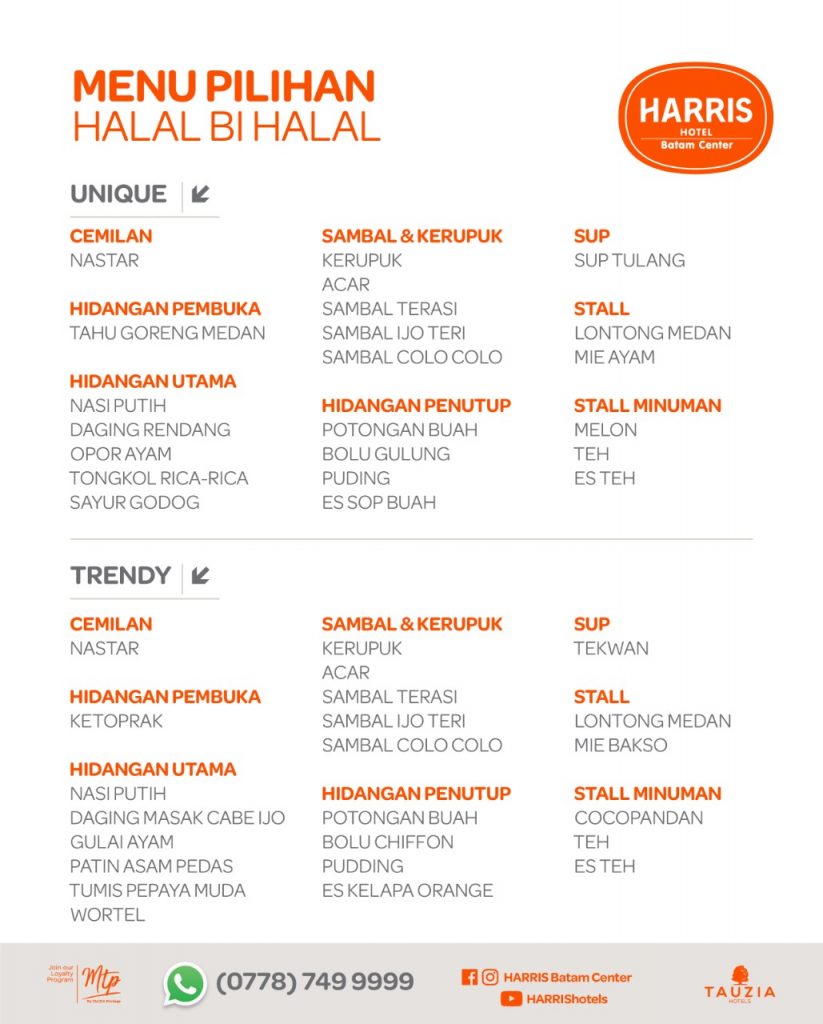 Harris Hotel Batam Center Tawarkan Paket Spesial Halal Bi Halal Gowest Id